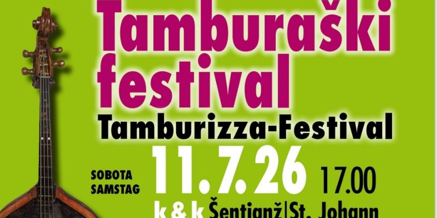 Tamburaški festival am 11. Juli ab 17.00 Uhr im k&k